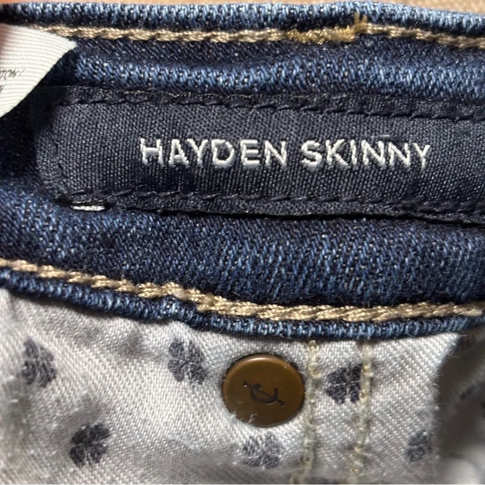 Lucky Brand Dark Blue Hayden Skinny Jeans Size 6/28 - Picture 9 of 9